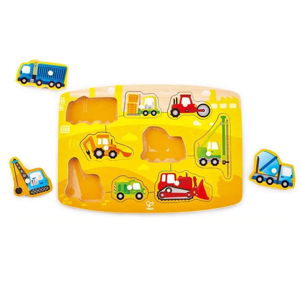 Hape Toys Construction Peg Puzzle 1