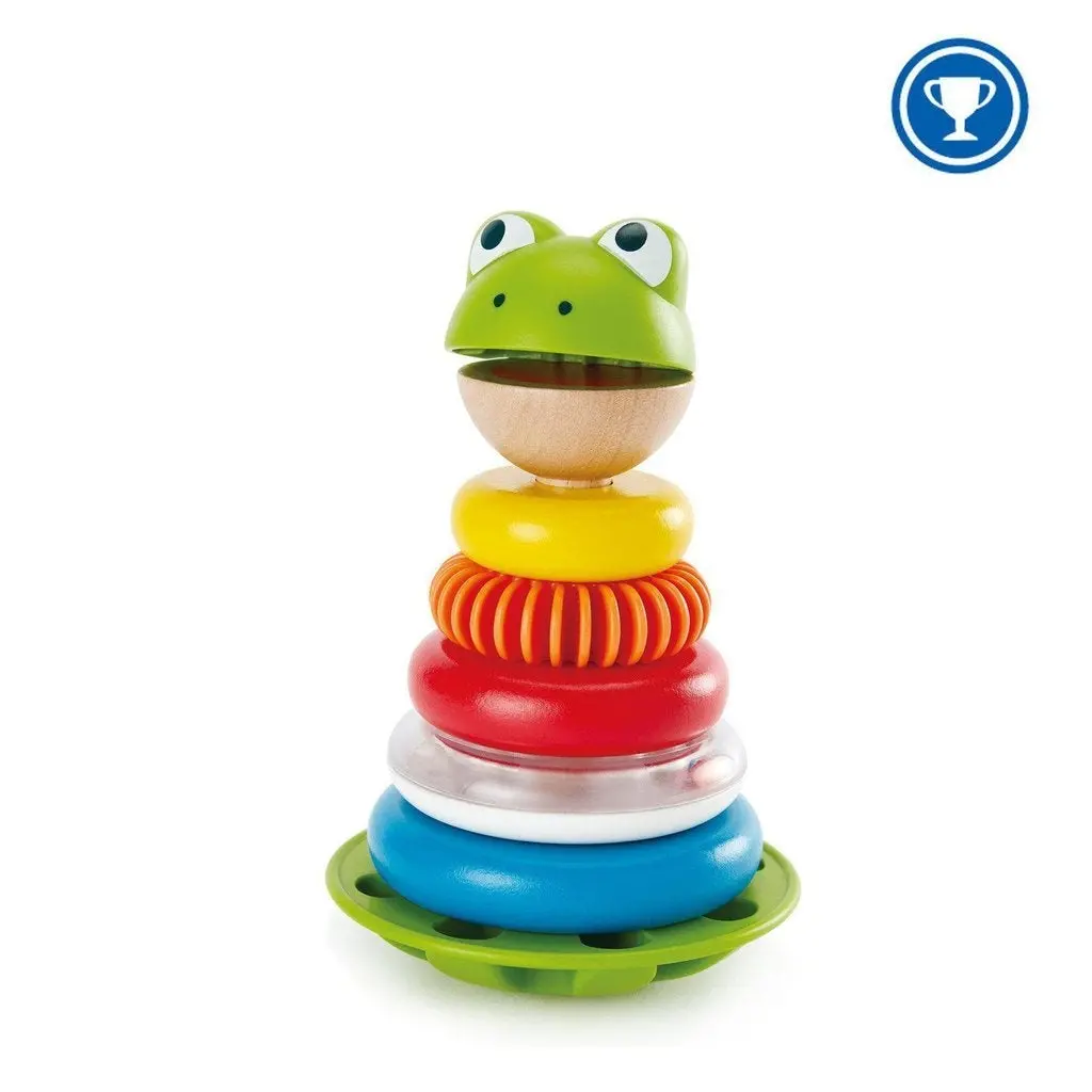 Hape Toys Mr. Frog Stacking Rings 1