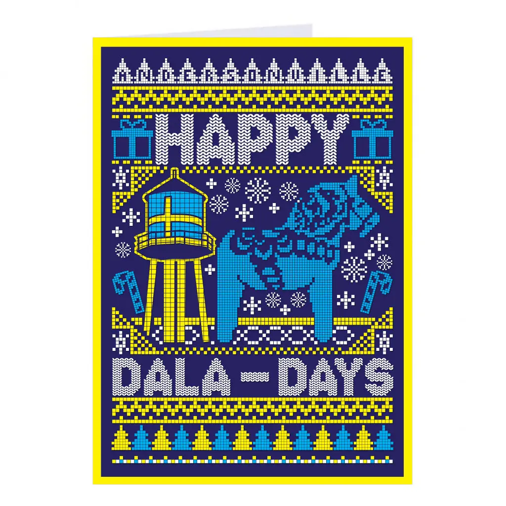 Happy Dala Days Greeting Card 1