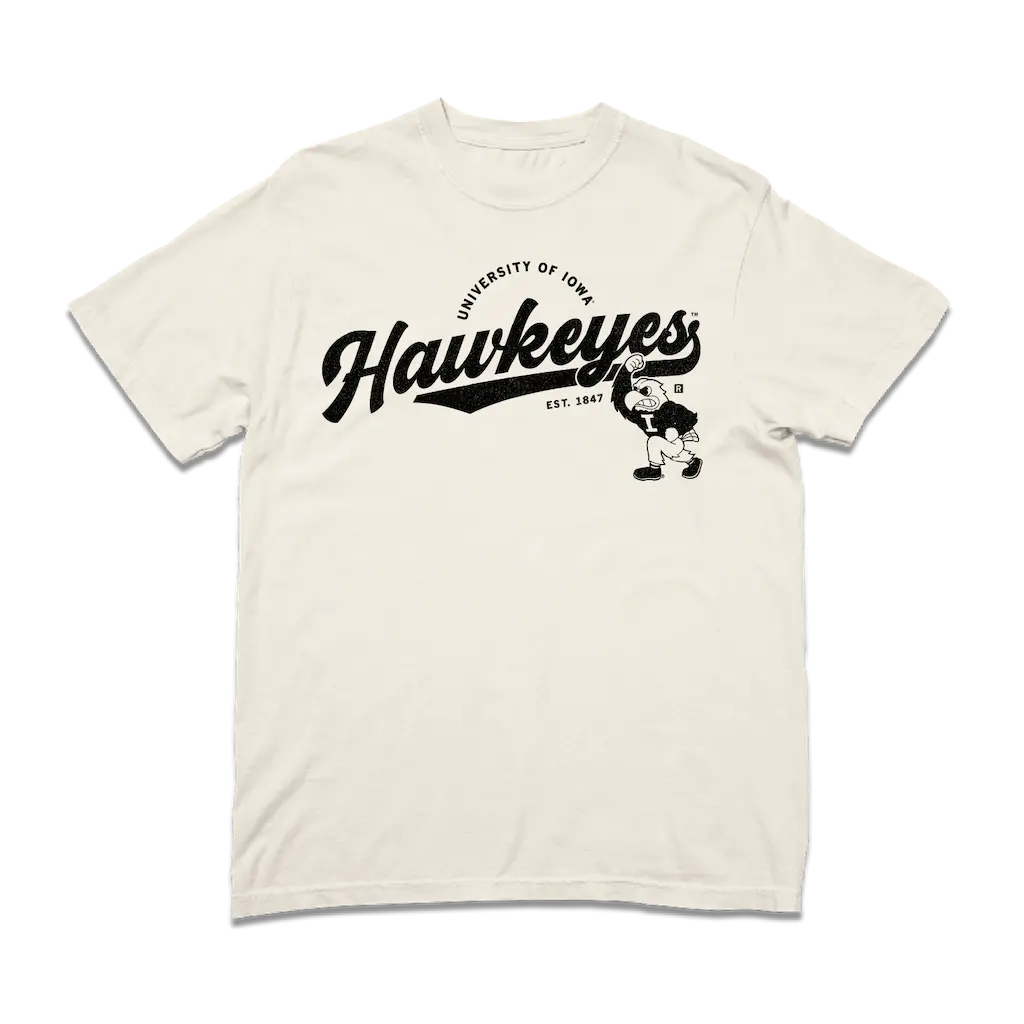 Hawkeyes Script Logo Heavyweight 2
