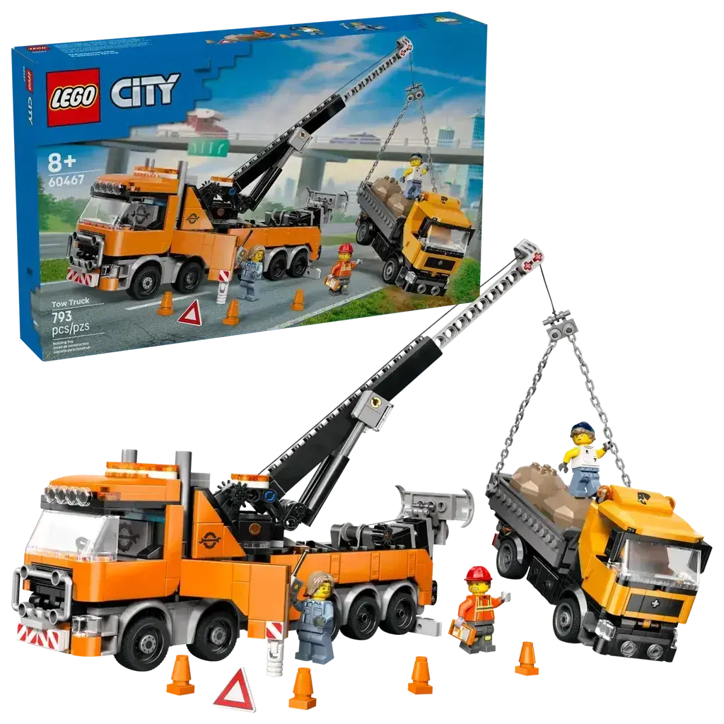 Heavy-Duty Recovery Tow Truck With Crane 2