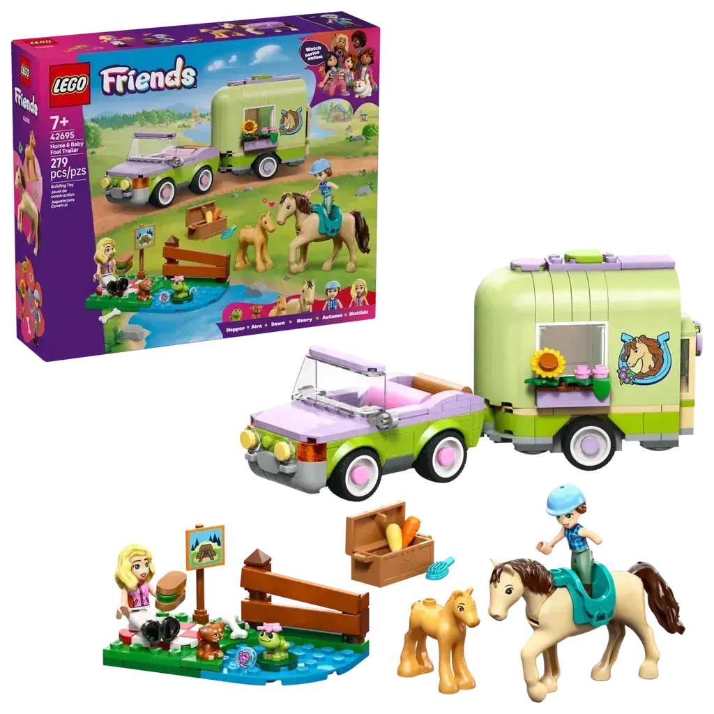Horse & Baby Foal Trailer 2