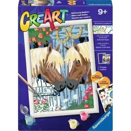 Horse Friends W/ Stickers Creart 1