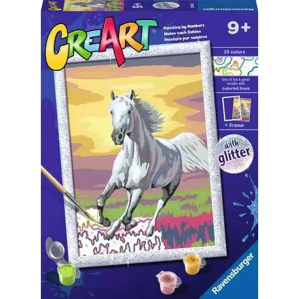 Horse At Sunset Creart 1