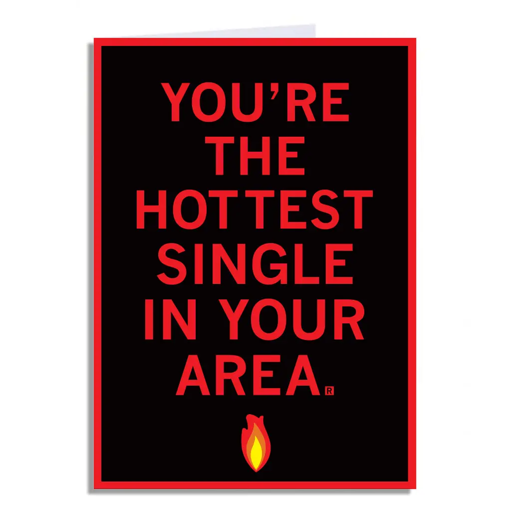 Hot Single In Your Area Greeting Card 1