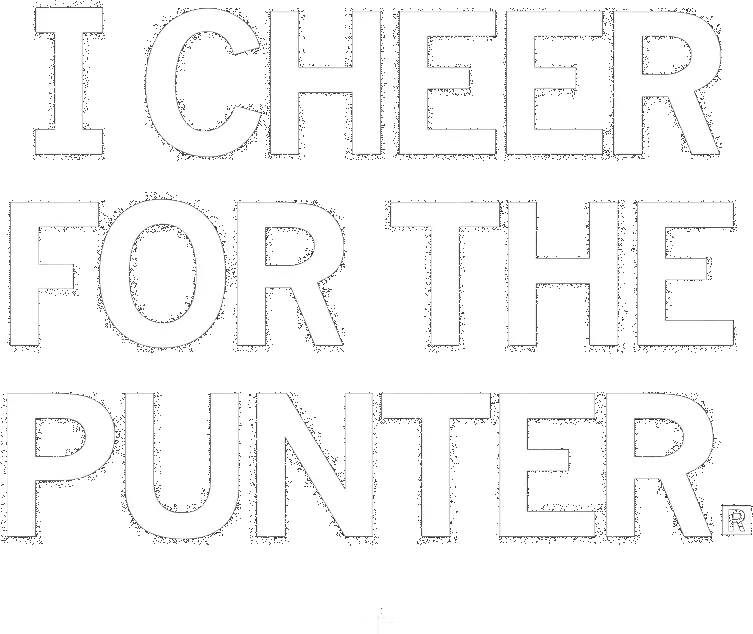 I Cheer For The Punter (Pick A Color) 1