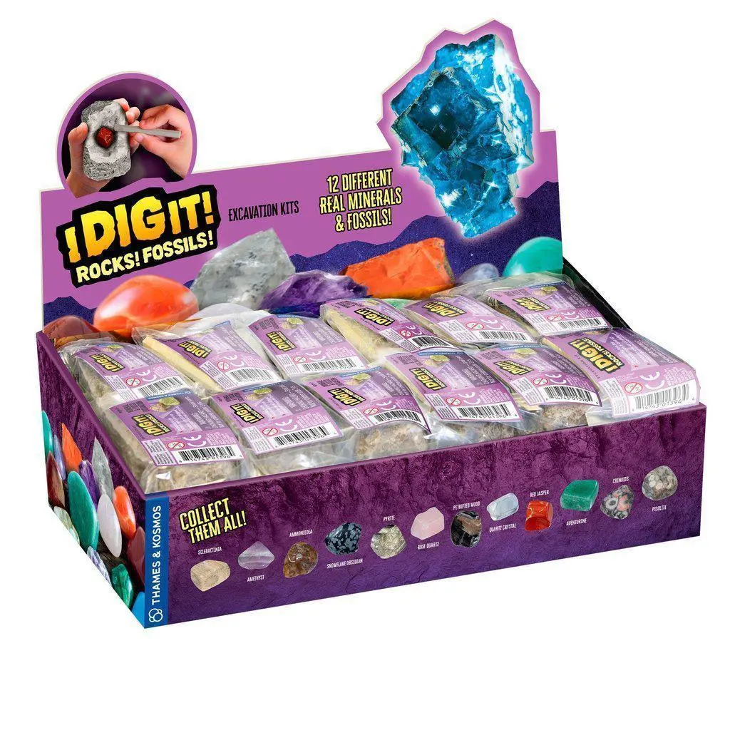 I Dig It! Rocks & Fossils Mini Excavation Kits 1