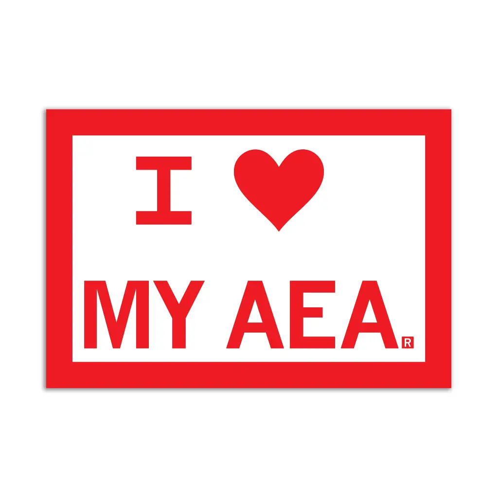 I Heart My Aea Sticker 1