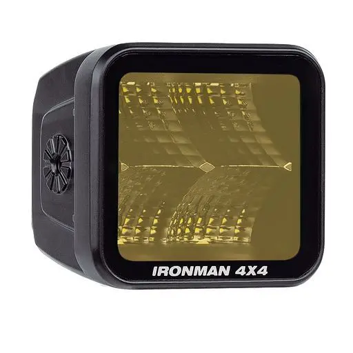 Ironman 4X4 20W Bright Cube Flood Beam Led Cube Light - Amber 1