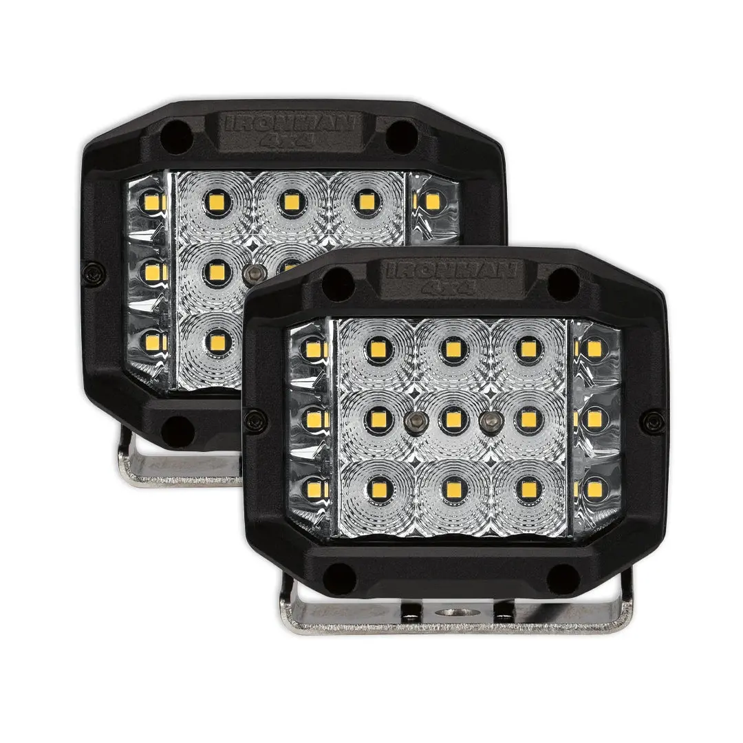 Ironman 4X4 3" Universal 30W Led With Side Shooters — One Pair 1