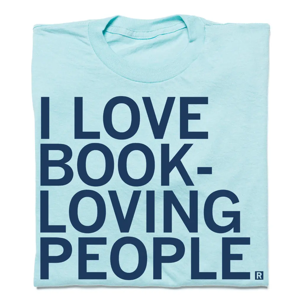 I Love Book Loving People Blue 1