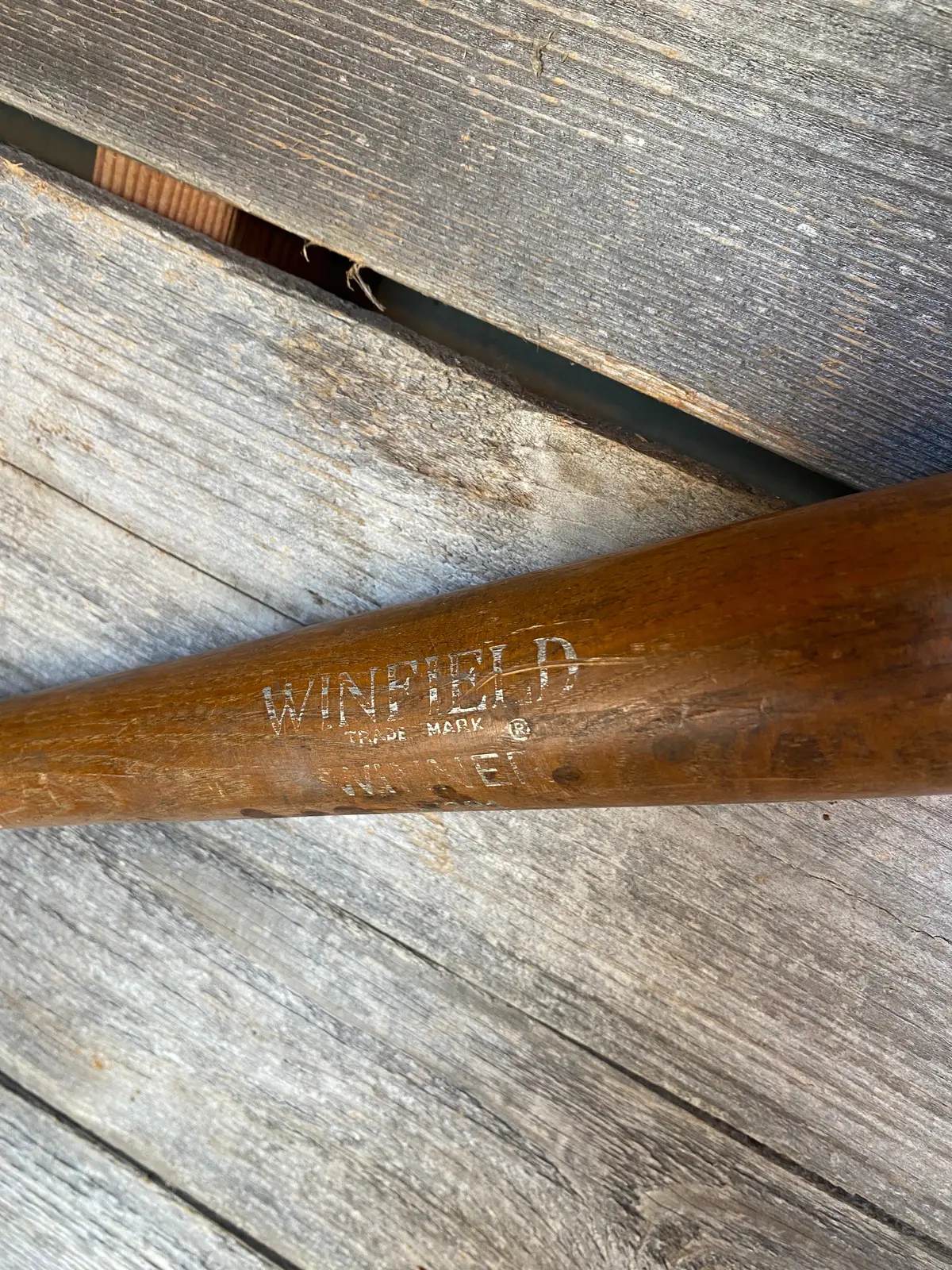 Vintage Winfield Winner Baseball Bat 1