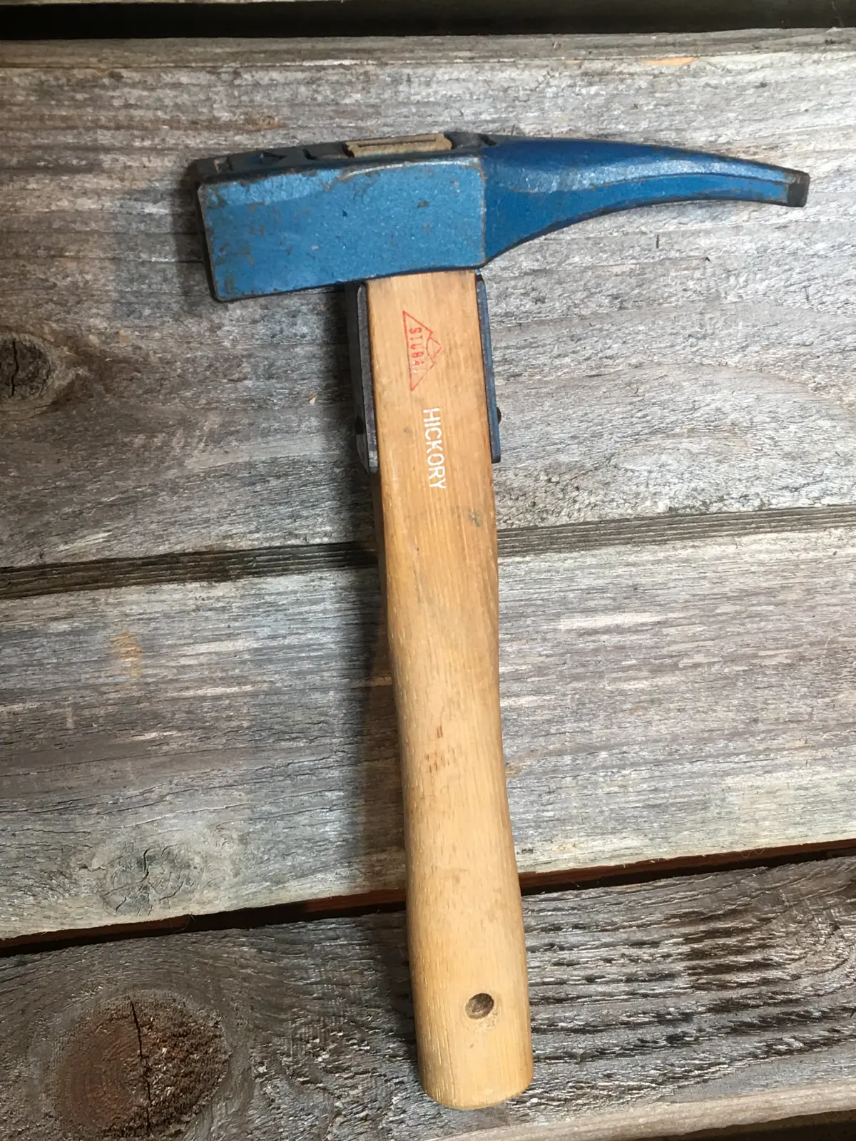 Vintage Rock Climbing Piton Hammer- Blue 2