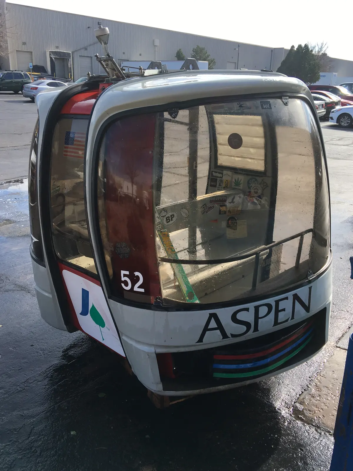Vintage Aspen Gondola #52 1
