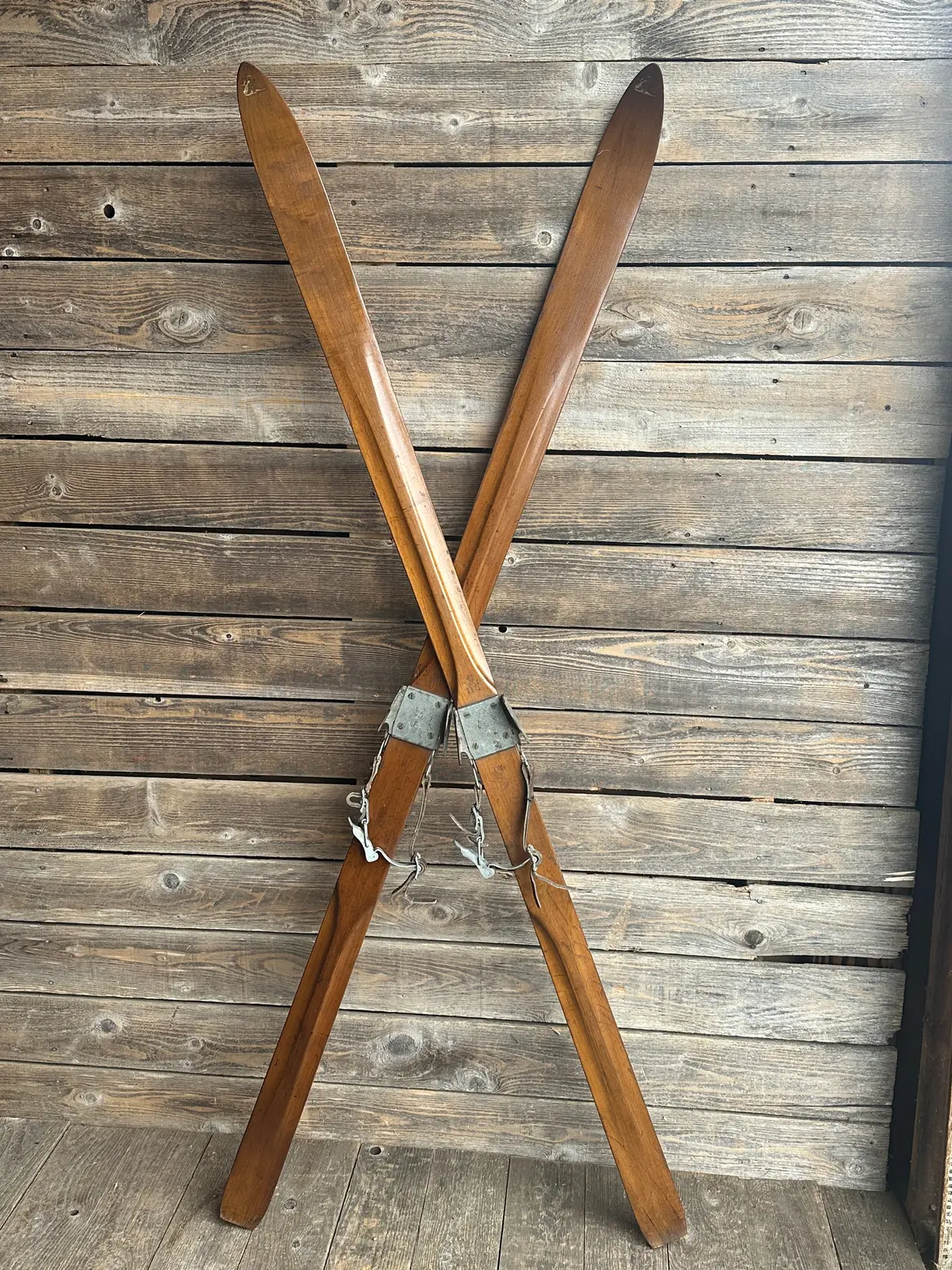 Antique Lund Skis 1