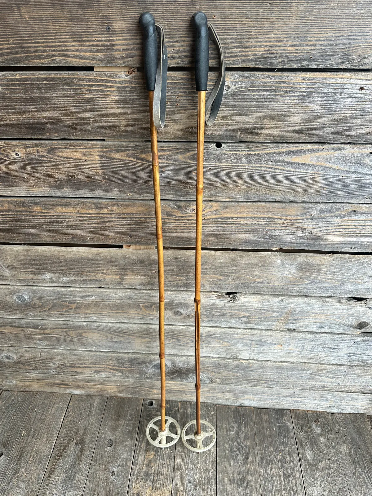 Bamboo Ski Poles 1