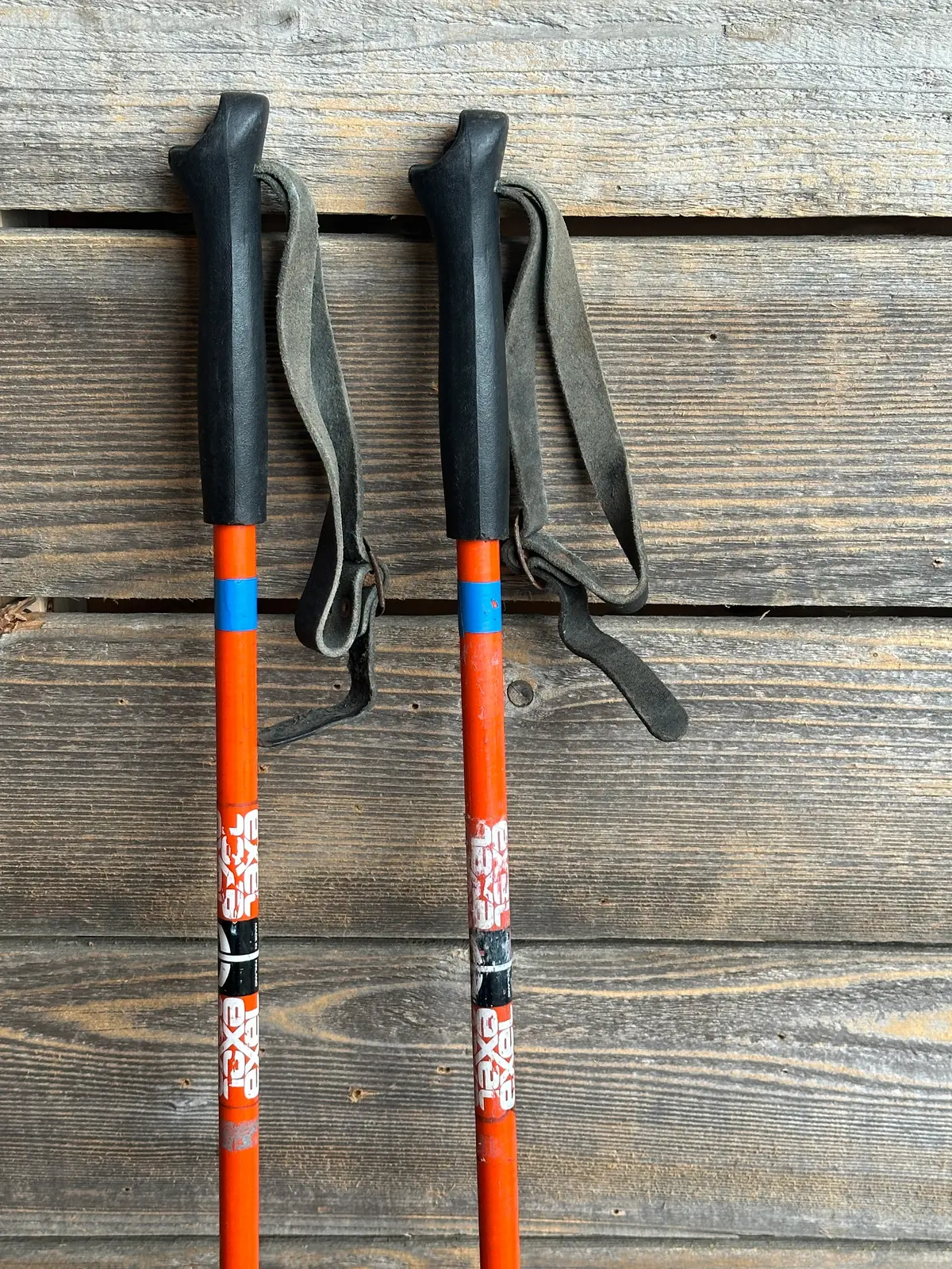 Classic Ski Poles - Orange! 1