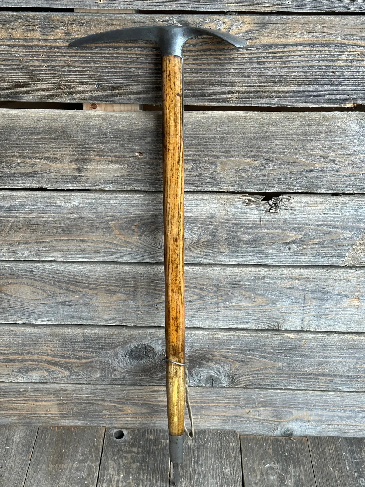 Vintgage Austrian Stubai Wooden Ice Axe 1