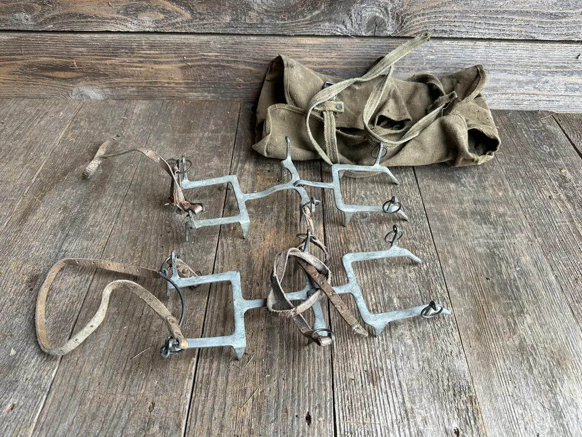 Vintage Italian Mountaineering Crampons 1