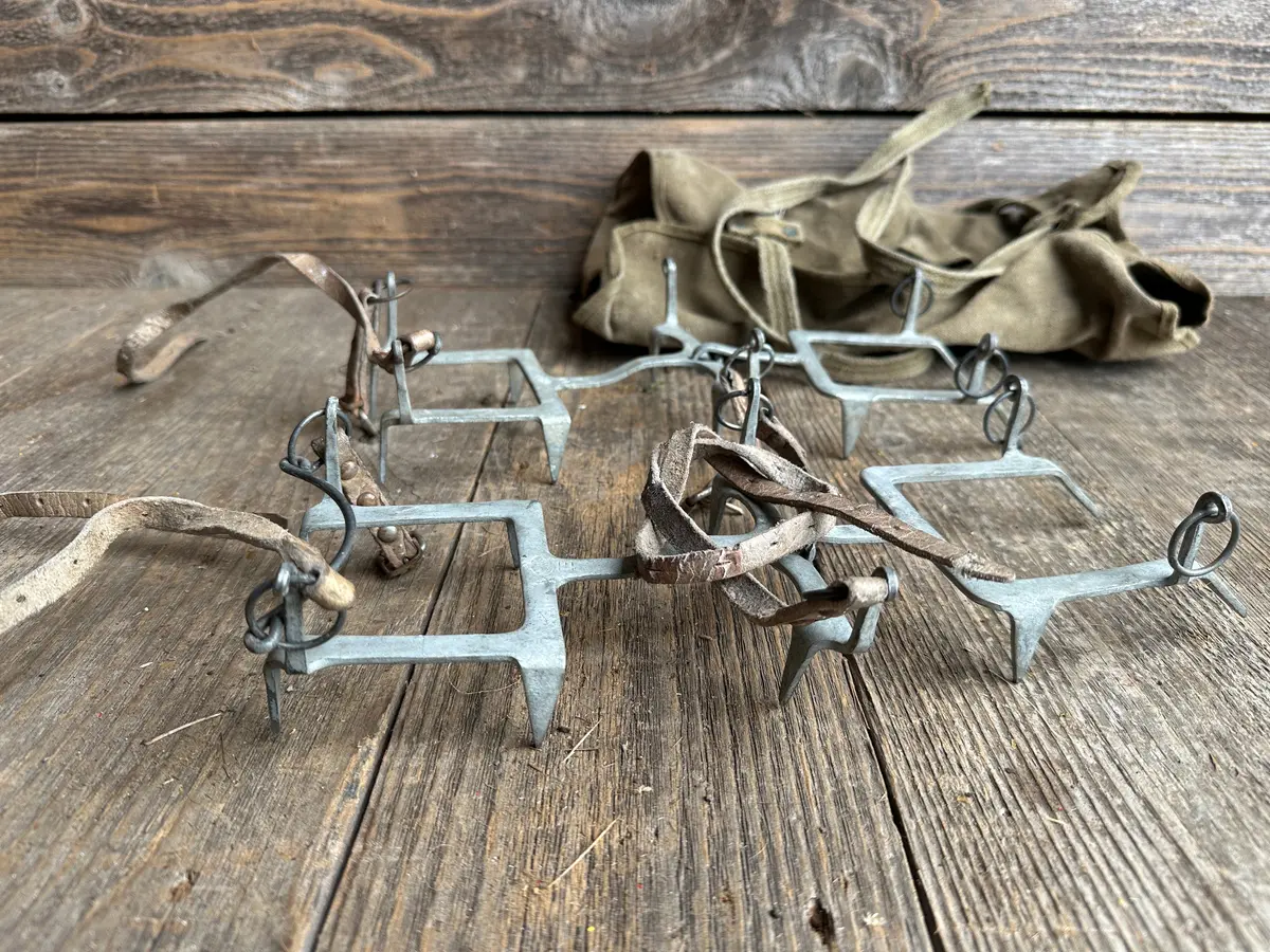 Vintage Italian Mountaineering Crampons 2