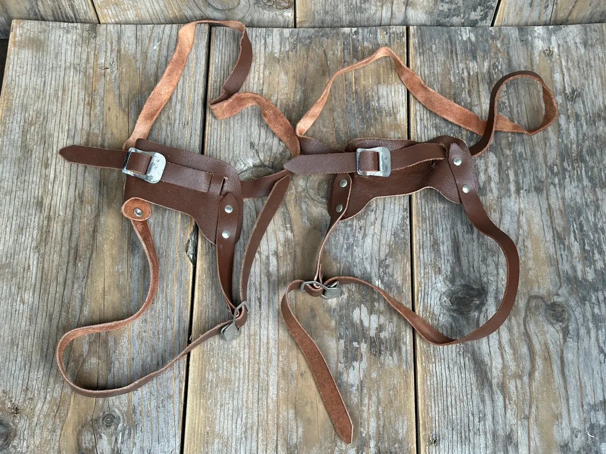 Leather Snowshoe Bindings (Replacement) 2