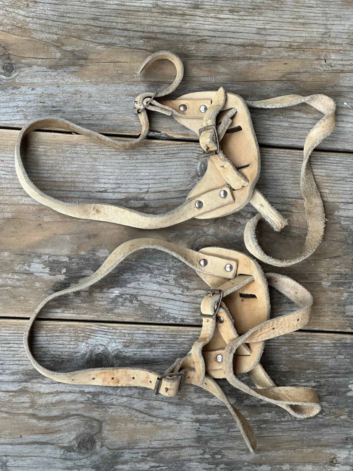 Leather Snowshoe Bindings (Replacement) 2