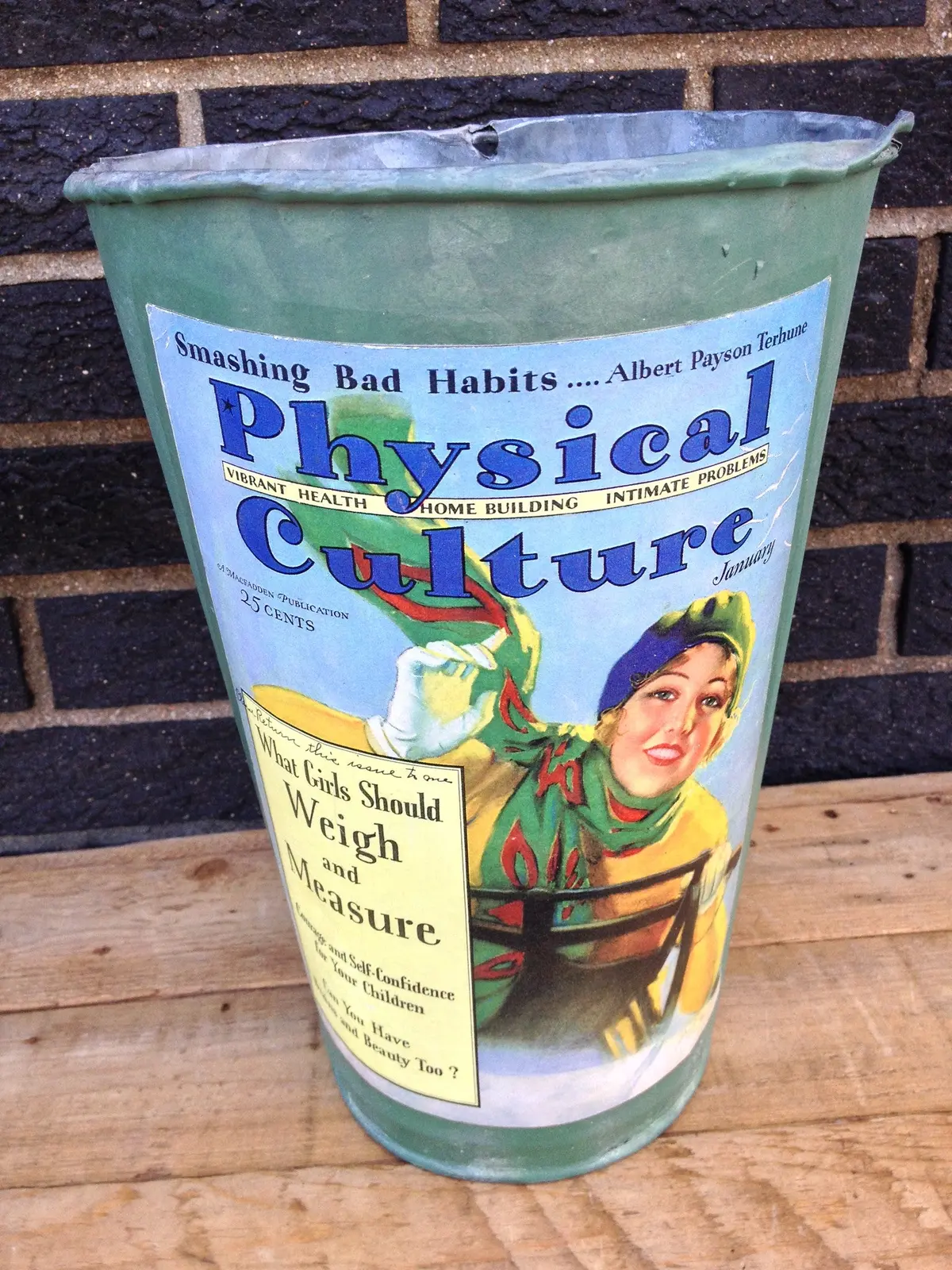 Vintage Maple Sap Can - Physical Culture 1