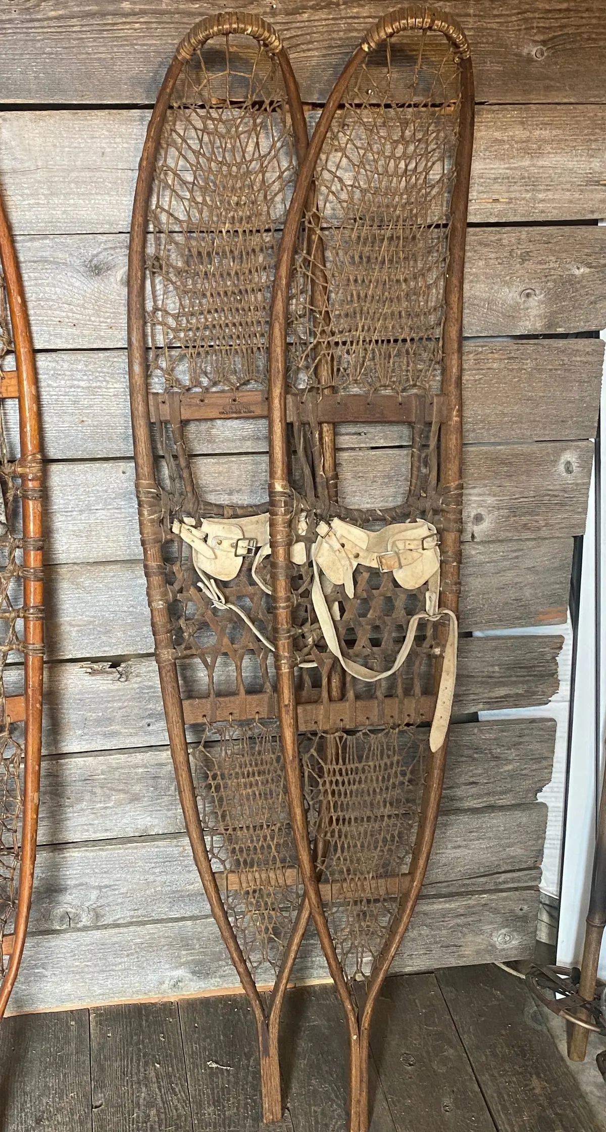 1942 C.A. Lund Vintage Military Snowshoes 1