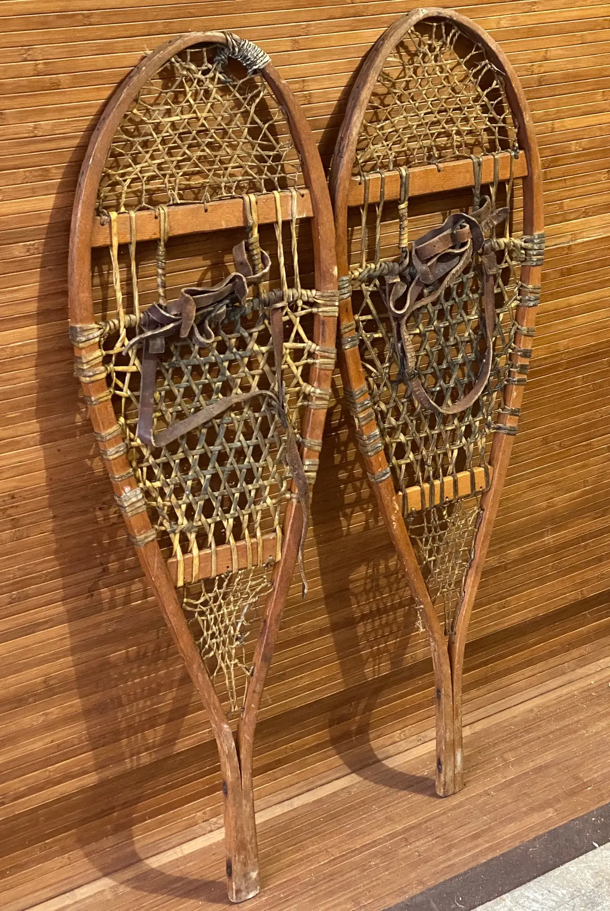 Vintage Wooden Snowshoes 1