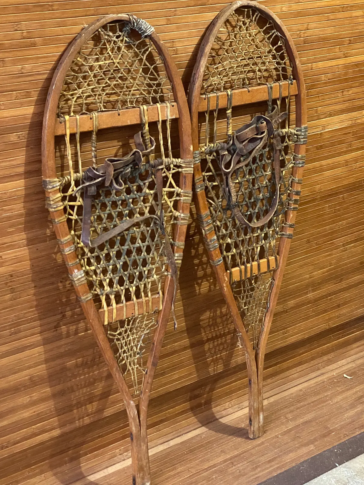 Vintage Wooden Snowshoes 2