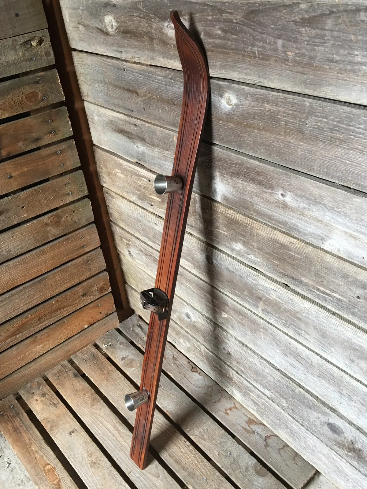 Vintage Style Shot Ski - Tandem (Duo) 1