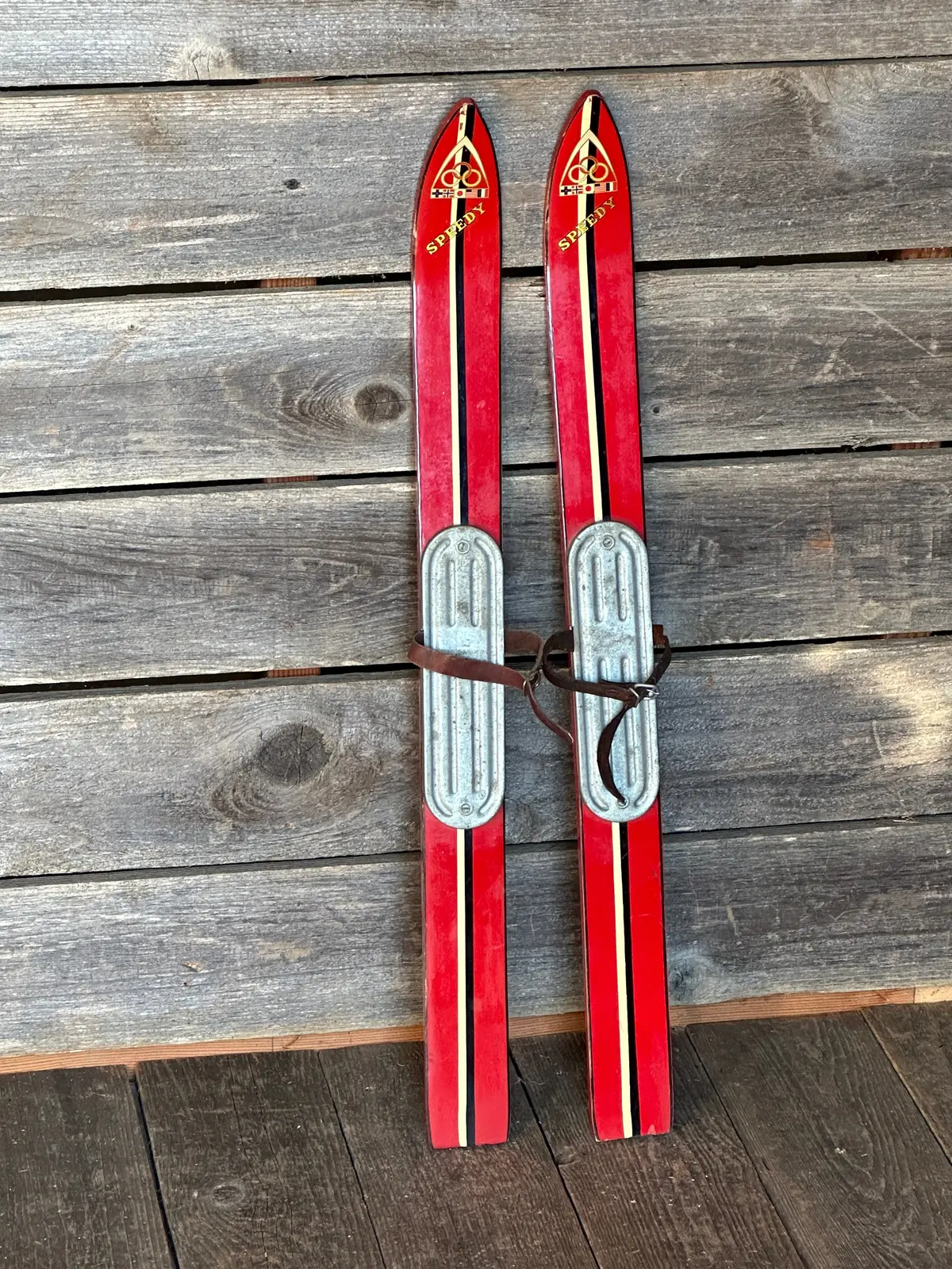 Children’S Speedy Skis- Red 1