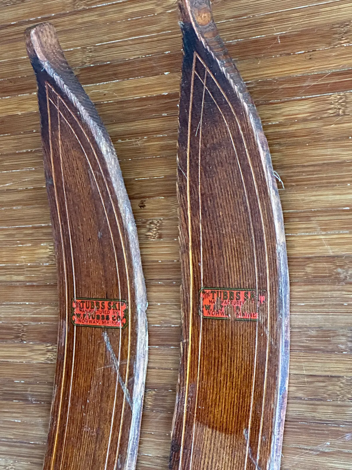 Antique Tubbs Skis 1