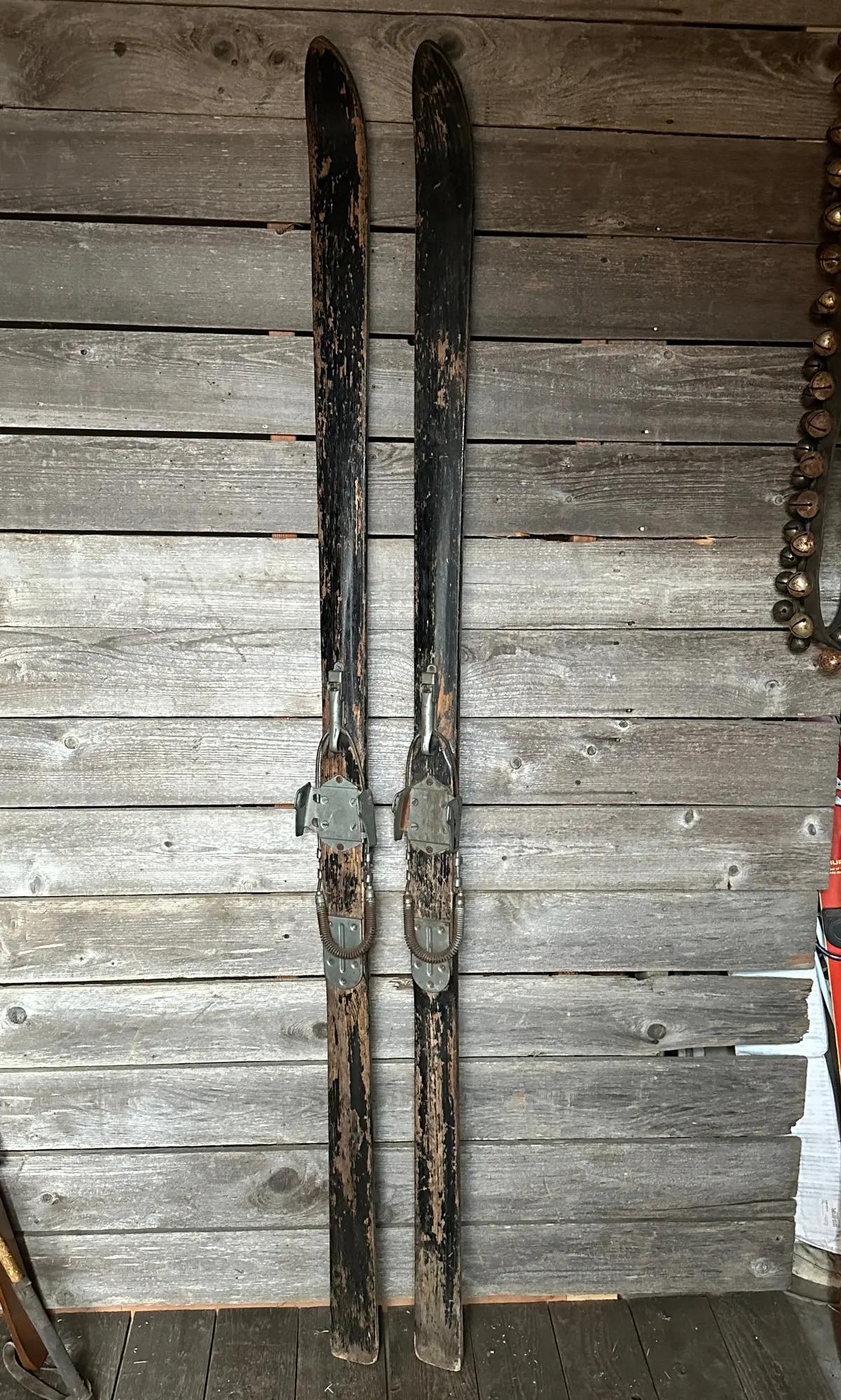 1930S Antique Ridgetop Skis 1
