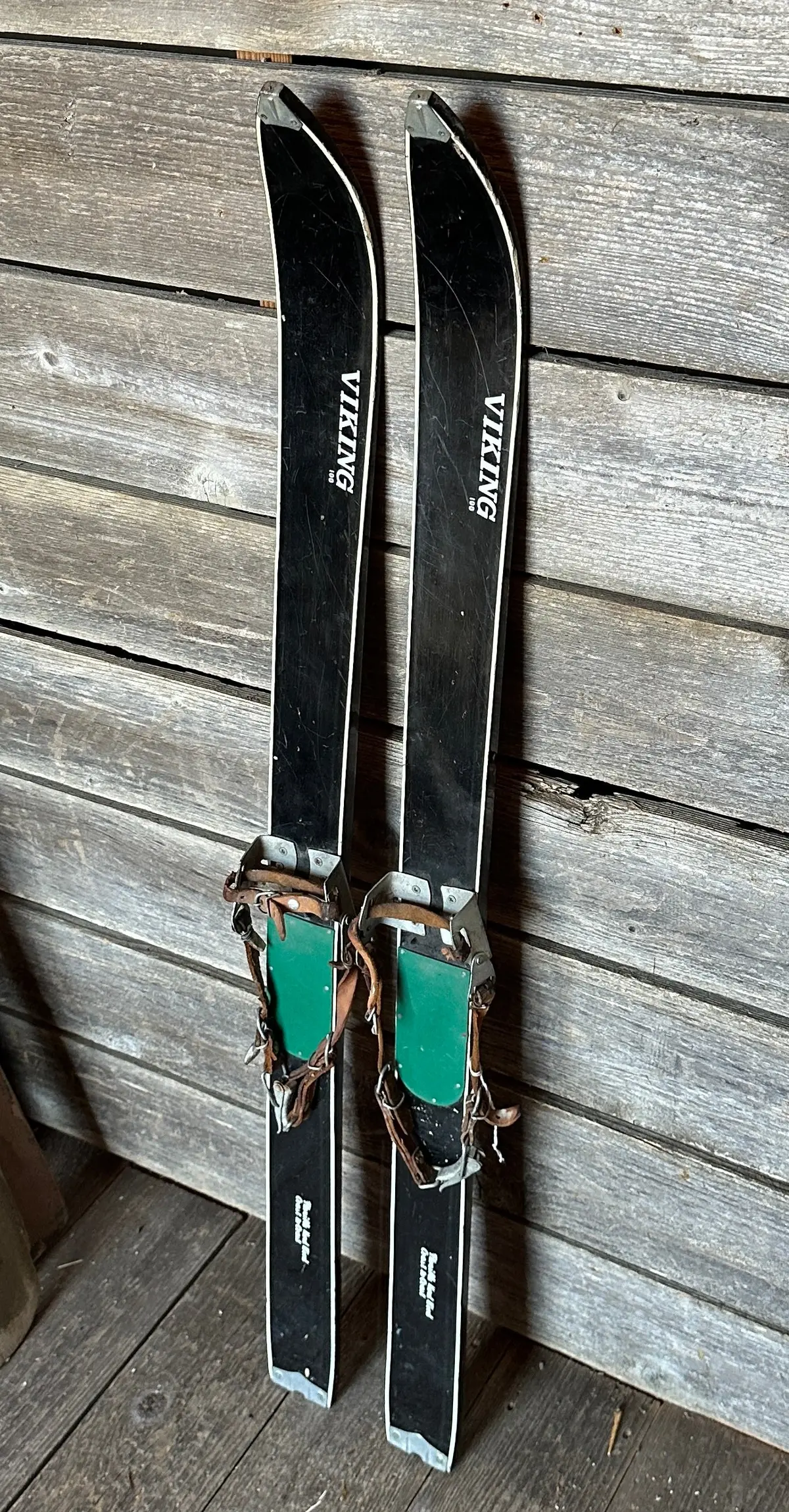 Antique Viking Kids Skis - 1950S 1
