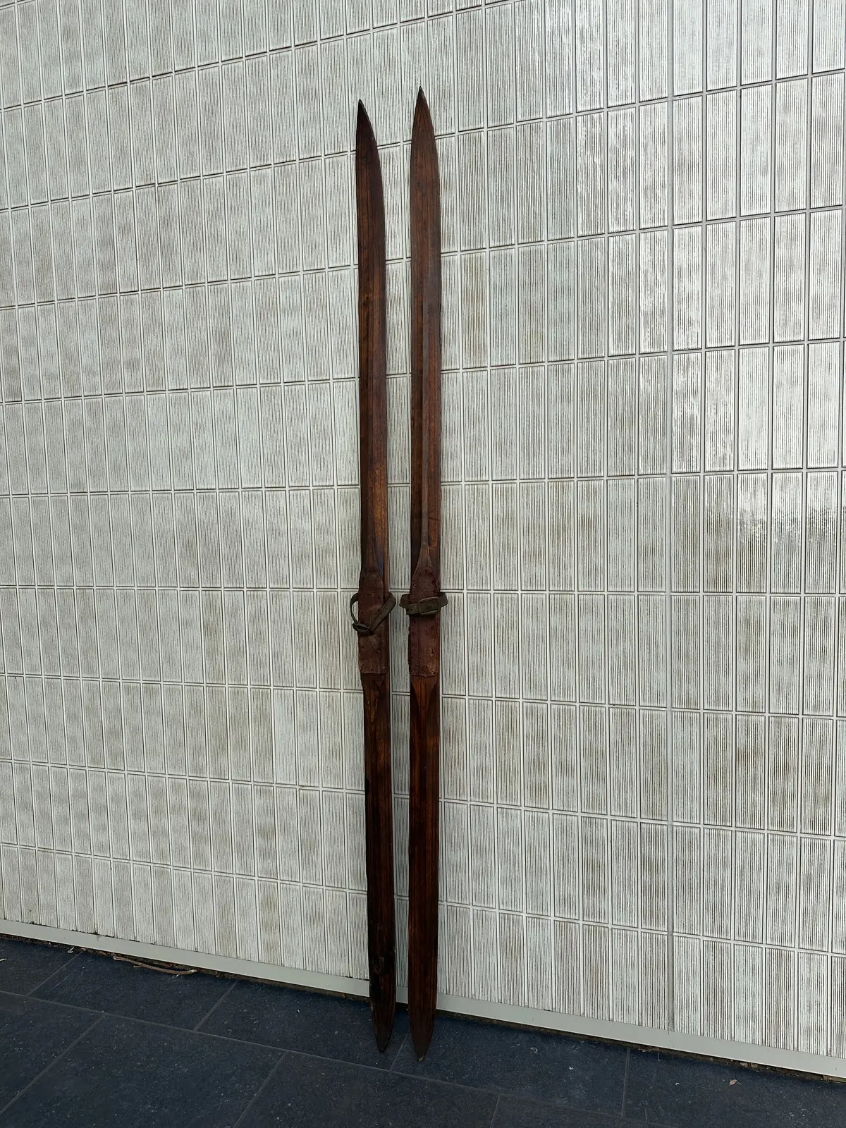Primitive Wooden Swedish Skis - 101" 1