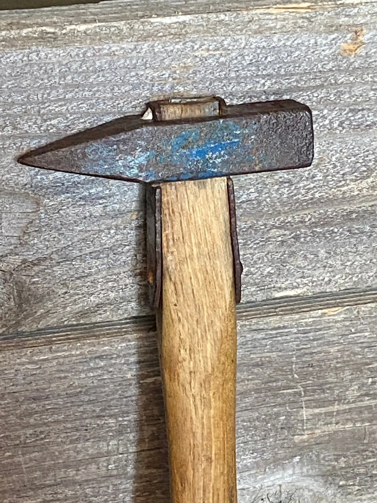 Antique Stubai Wood Handle Piton Hammer 2