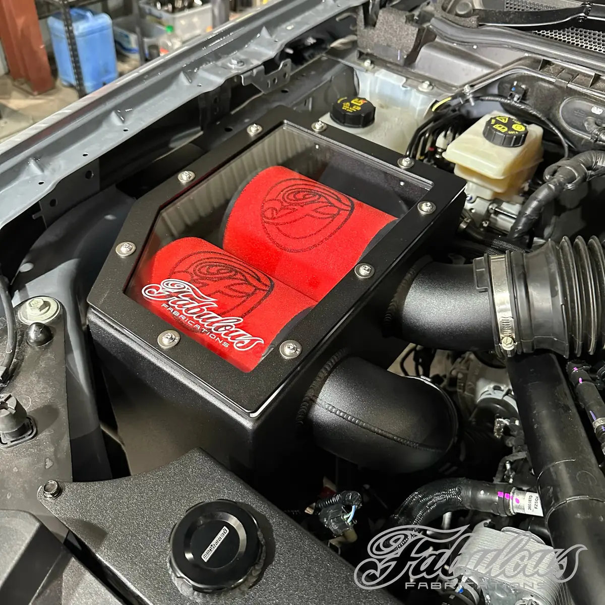 Fabulous Fabrications 5" Stainless Snorkel And Twin Intake Alloy Airbox Kit For Ford Ranger Raptor Next Gen 1
