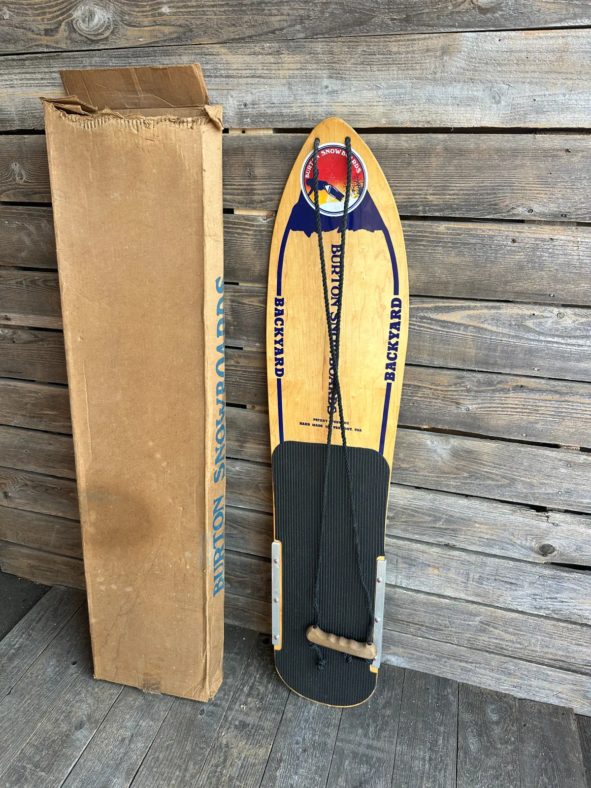 Vintage Burton Backyard Snowboard 1984 1