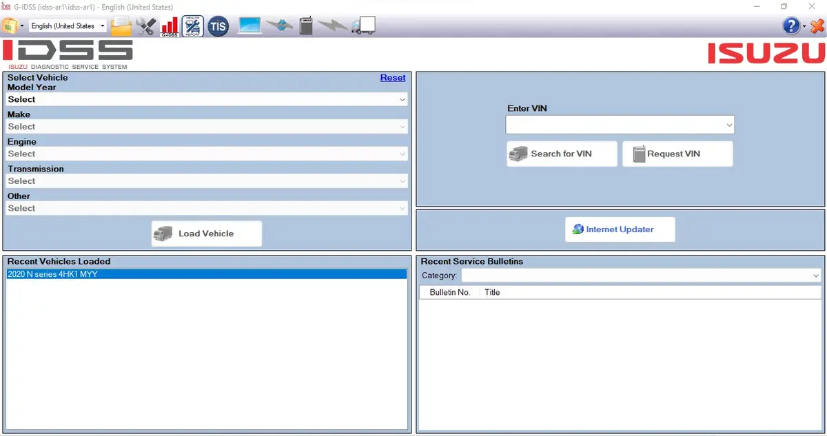 Isuzu G-Idss Diagnostic Service System - Full Diagnostics Software 2023 - Best Version Support Nexiq And Etc 1