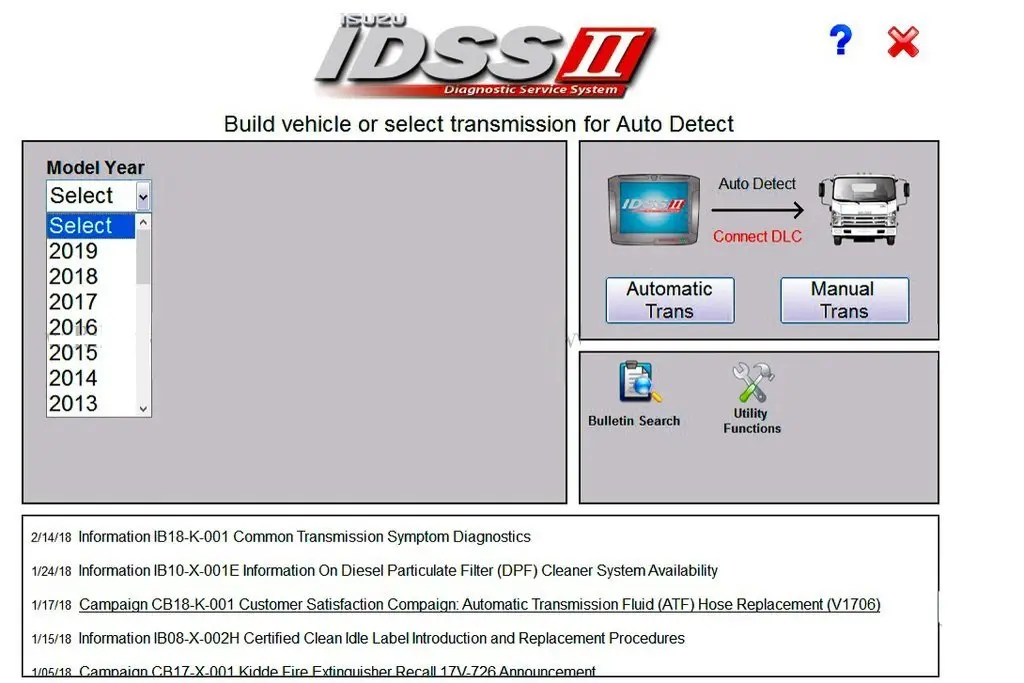 Isuzu Idss Ii Diagnostic Service System - Full Diagnostics Software Latest 2019 - Online Installation Service ! 1