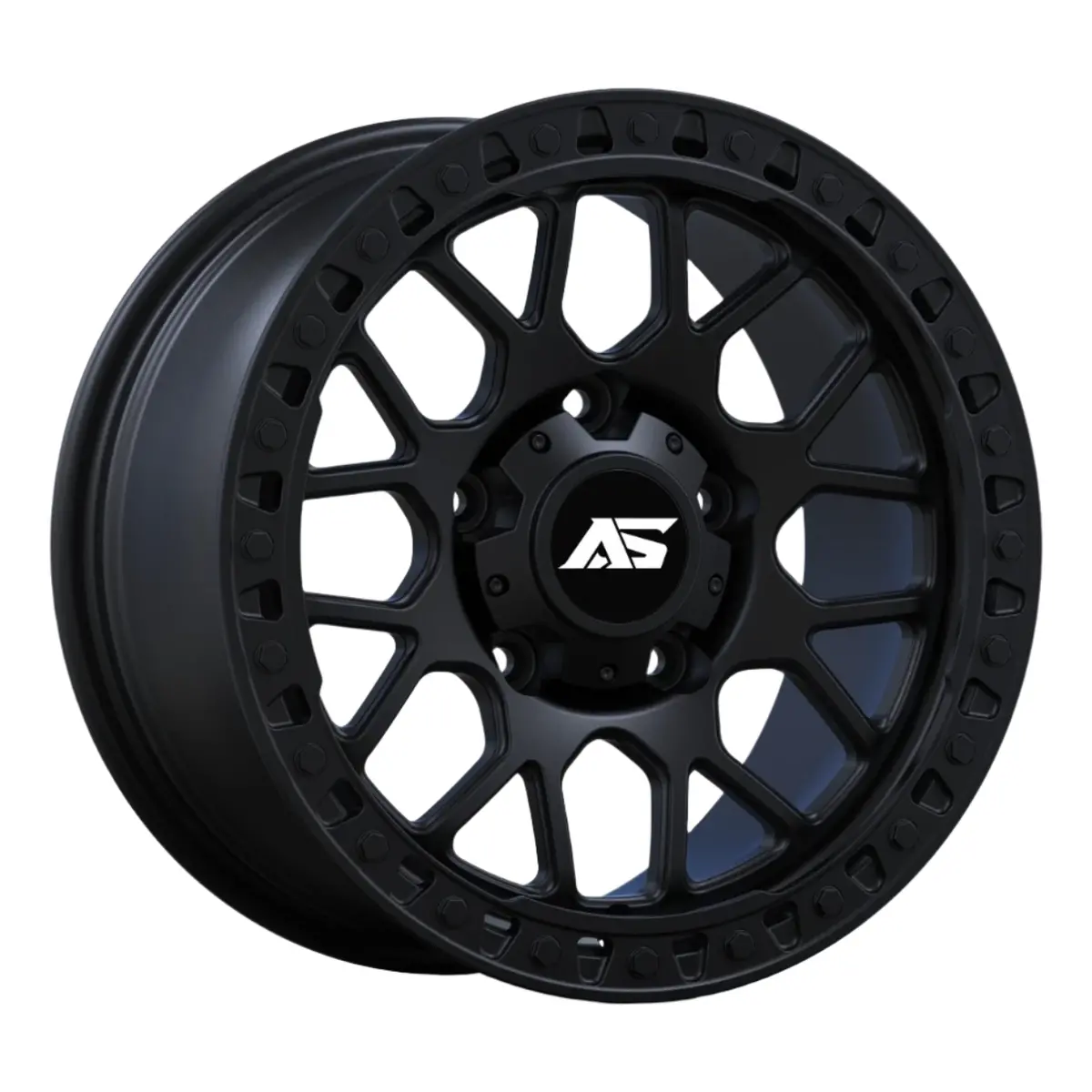 Forged Alloy Titan 17X.8.5 Wheel - Black 6X114.3 1