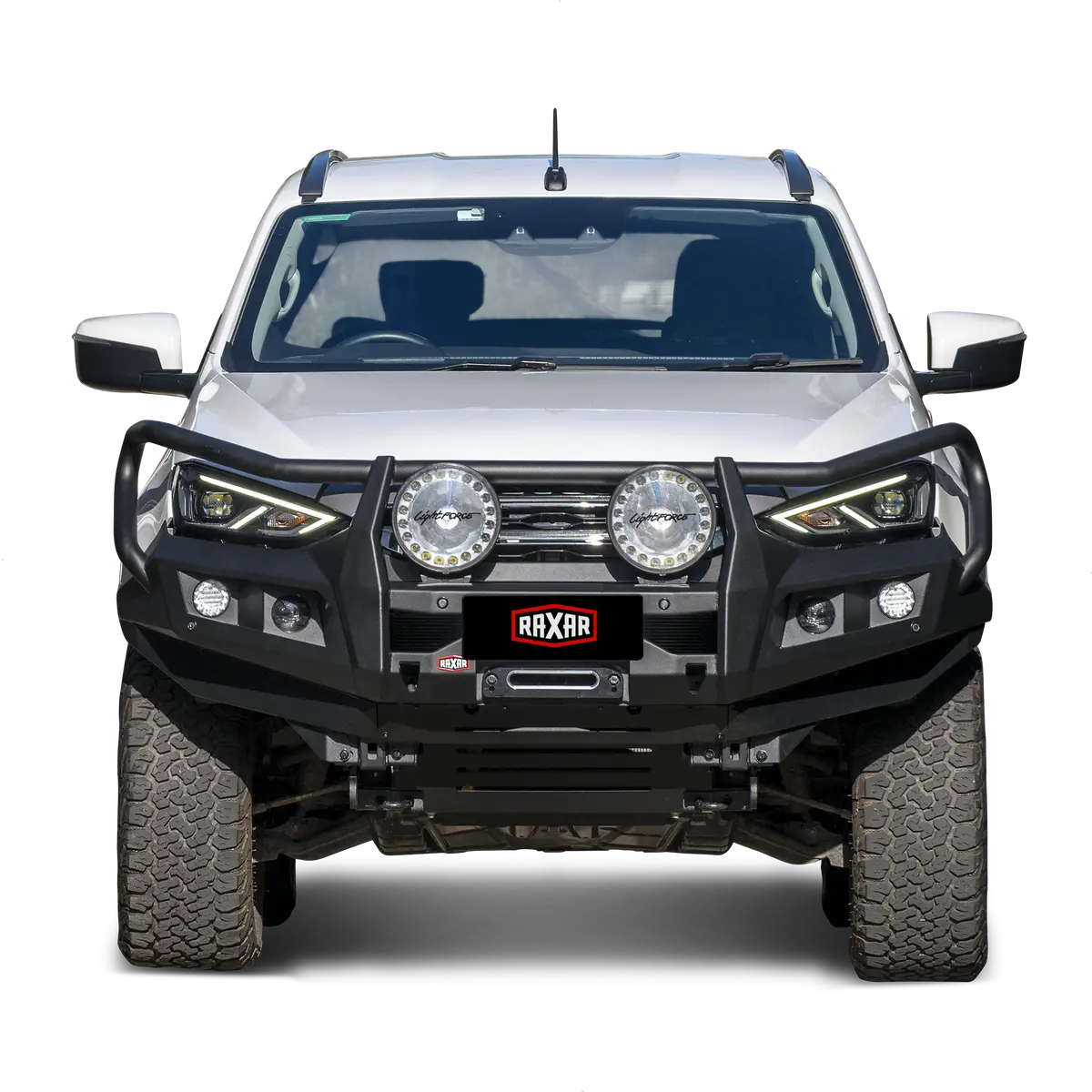 Raxar Looped Bull Bar To Suit Isuzu Mu-X 1