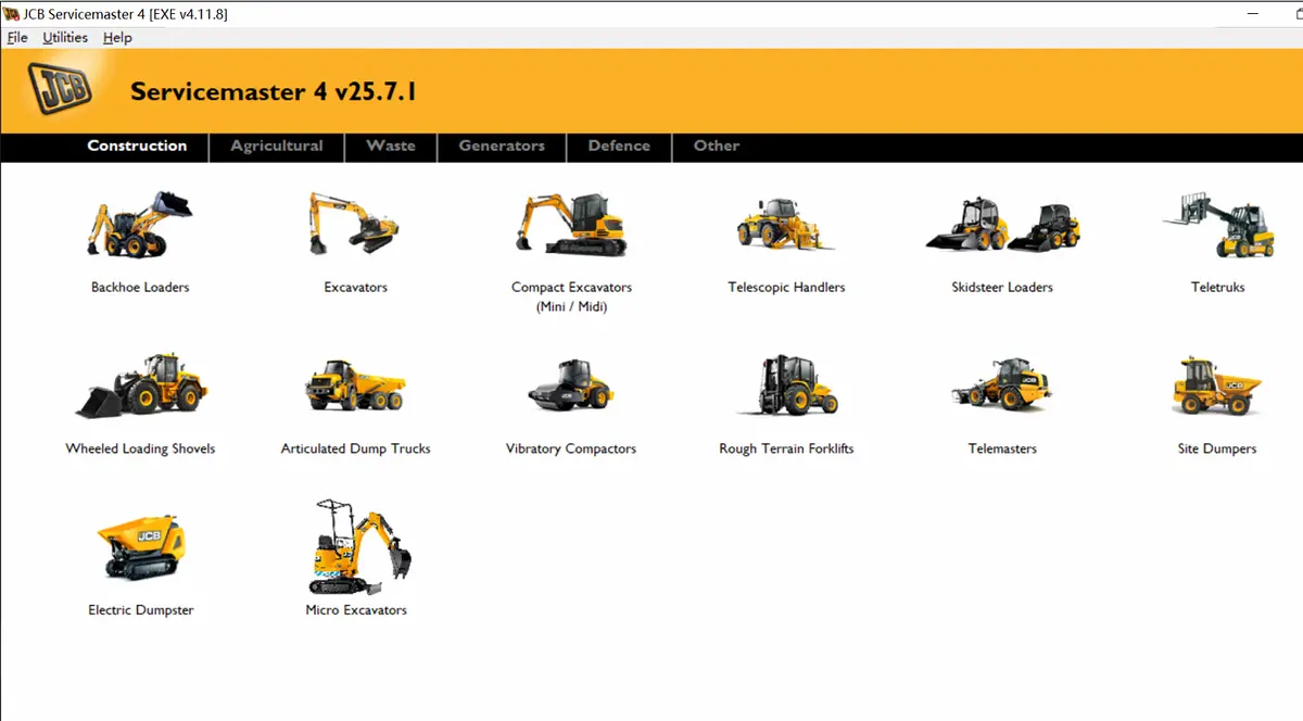 Jcb Servicemaster 4 – V25.3.3 Diagnostic Software – Latest 2025 Version 1