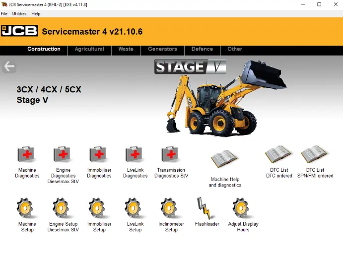 Jcb Servicemaster 4 - V23.5.3 Jcb Diagnostic Software - Latest 2023 Version 1