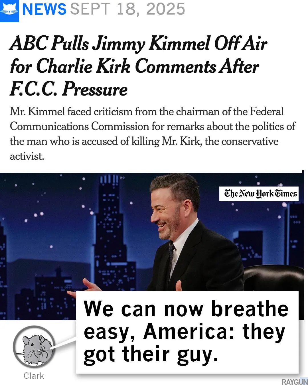 Don't Tread On Me Except For Jimmy Kimmel 3