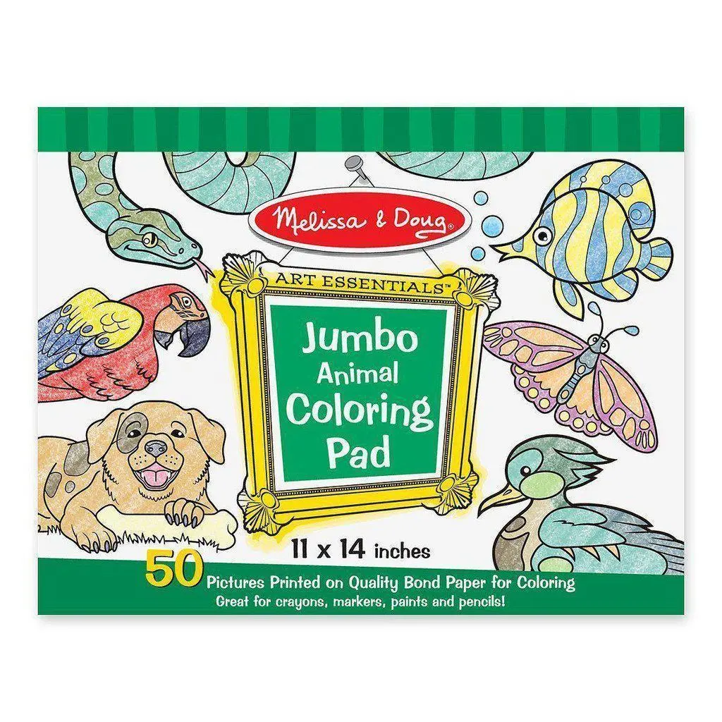 Jumbo Coloring Pad - Animal 1