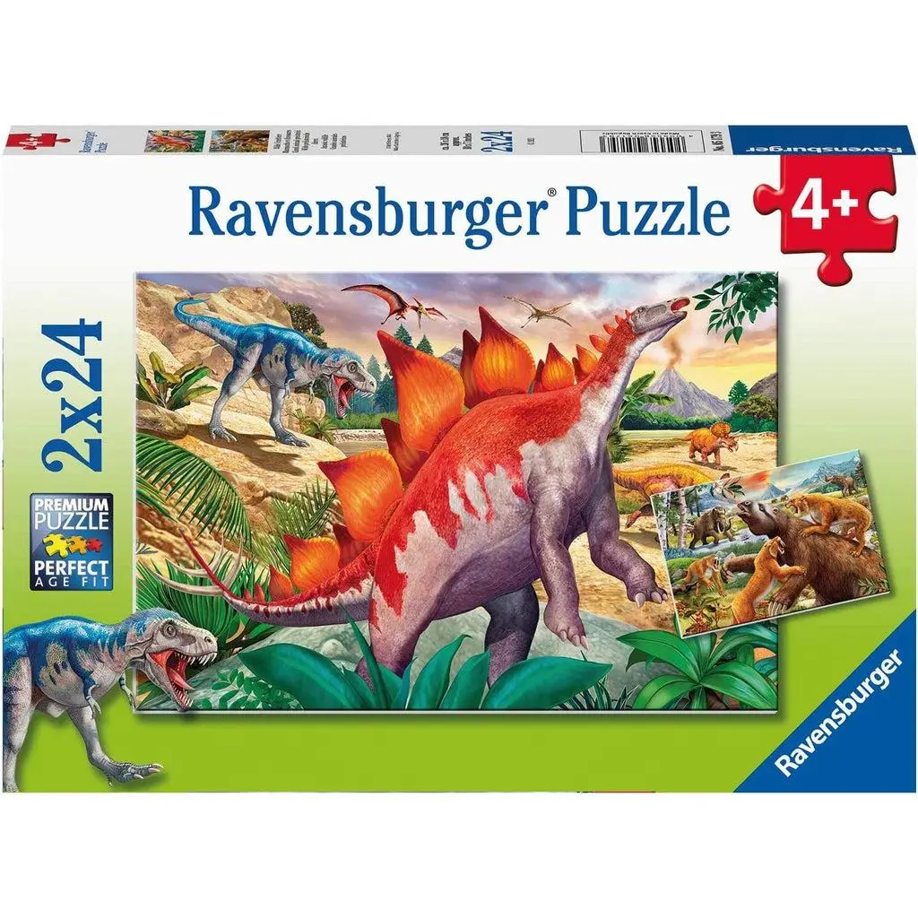 Jurassic Wildlife 2 X 24Pc 1