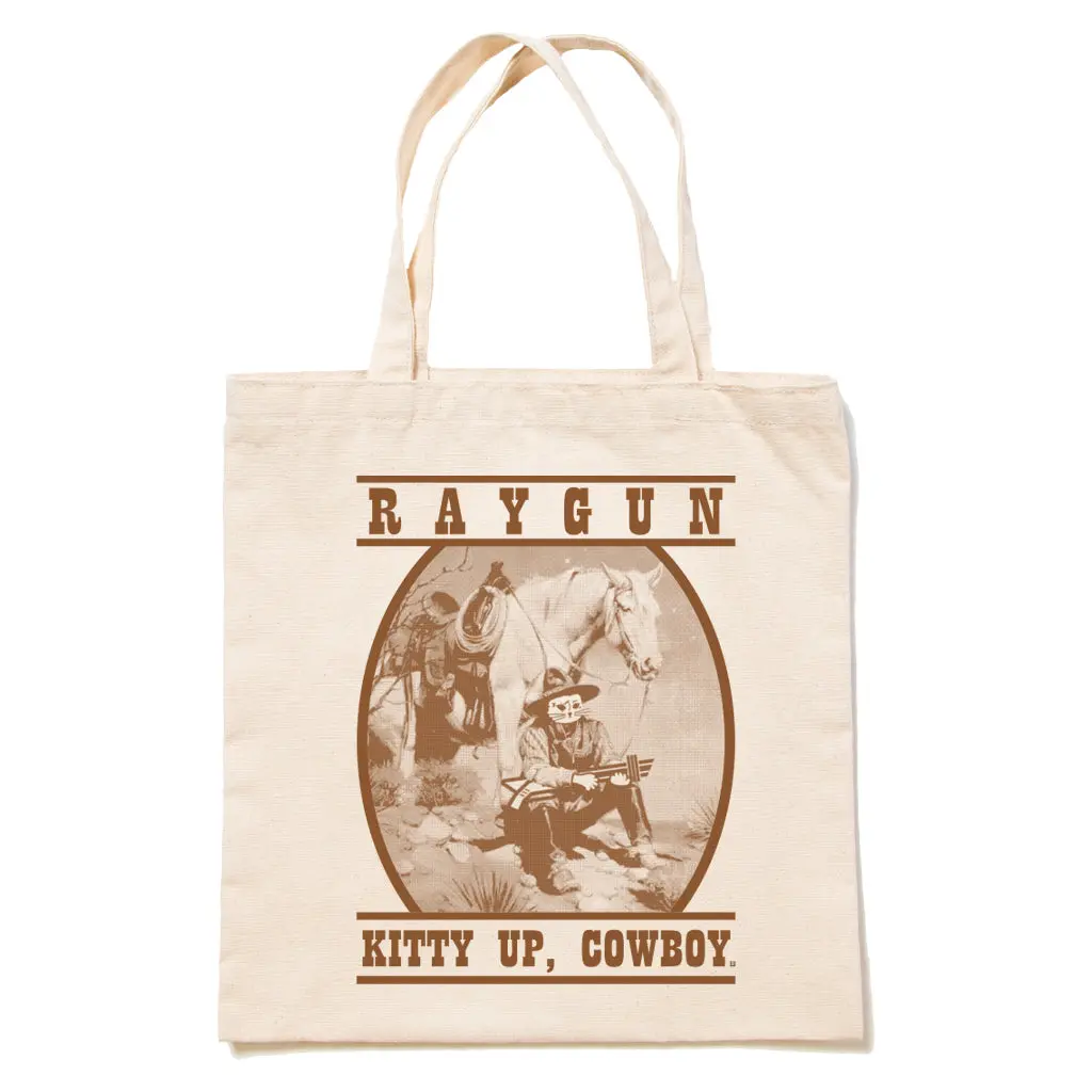 Kitty Up Vintage Tote Bag 1
