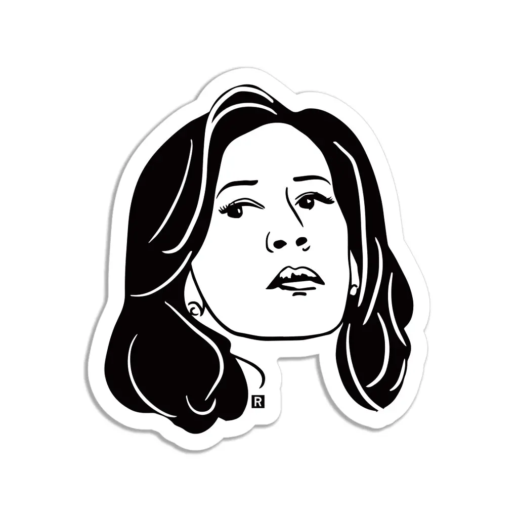 Kamala Harris Face Sticker 1
